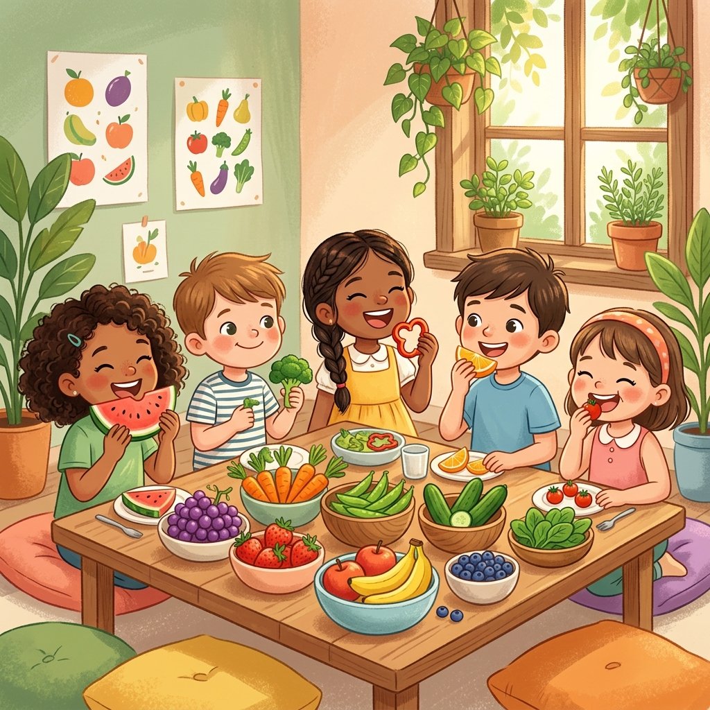 Kids nutrition and healthy eating for children